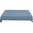thumbnail image 5 of Rectangle Tablecloth 60x102 Inch, Blue Jeans Gingham Tablecloths Rectangular Durable Table Top Cover Decorative Fabric Table Cover for Dining, Party, Buffet, Wedding, 5 of 8