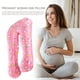thumbnail image 4 of Funda de almohada de maternidad Funda de impresión de algodón Cojín tipo U para mujeres embarazadas, 4 of 5