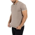 thumbnail image 3 of X RAY JEANS Mens Knit Polo Sweater, Taupe, L, 3 of 10