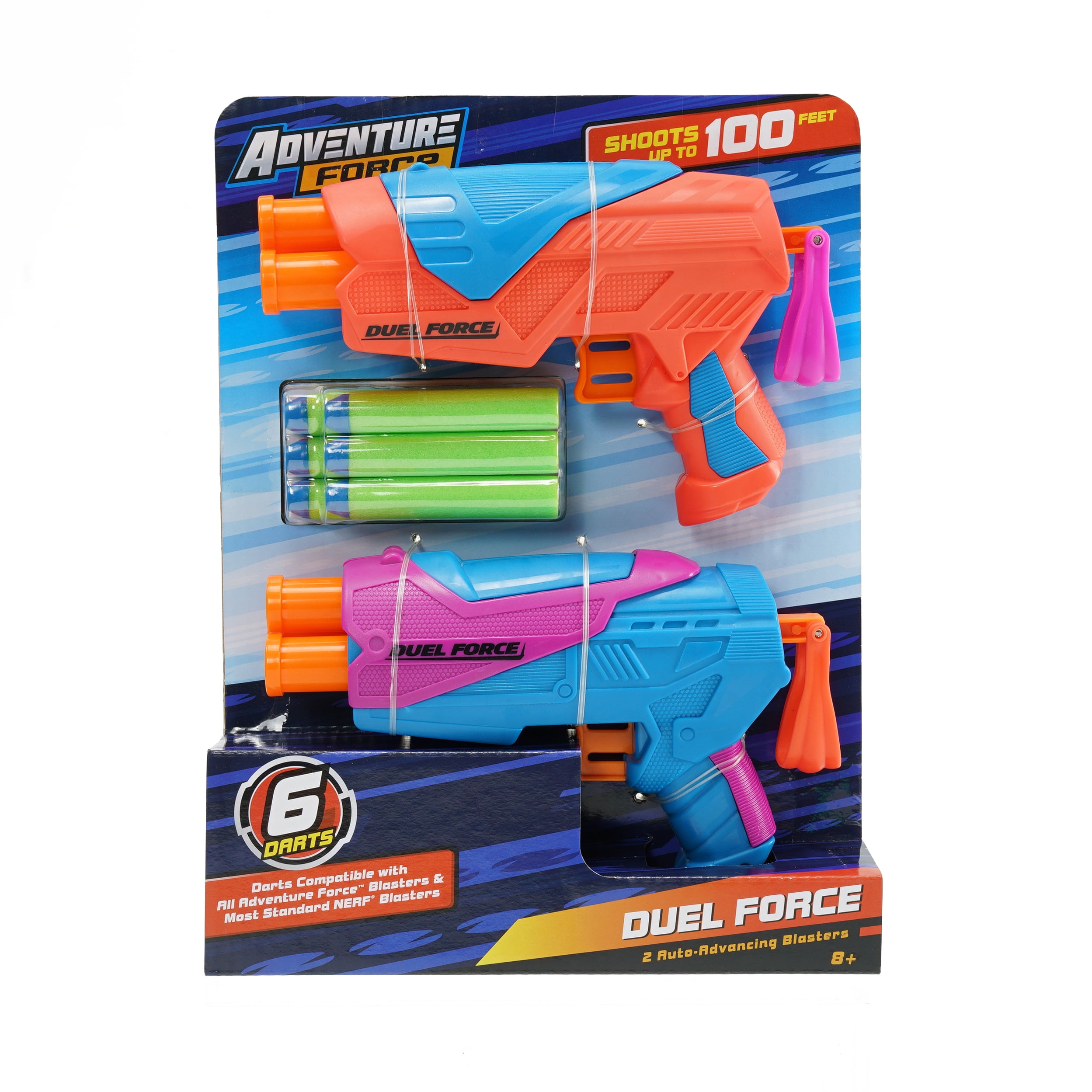 Adventure Force Duel Force Dart Blasters, Pack of 2 - Walmart.com