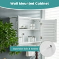 Topbuy Wall Mounted Bathroom Hanging Medicine with