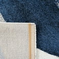 thumbnail image 4 of SAFAVIEH Hollywood Dalton Abstract Area Rug, Grey/Blue, 5'3" x 5'3" Square, 4 of 8
