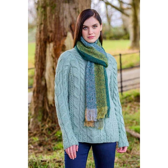 Mucros Weavers Adult Blended Patriotic Scarf, One size