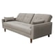 thumbnail image 4 of Sofá Cama Reclinable El Bazar Store Cancún Lino Beige Brazos Separados Respaldo Abatible, 4 of 7