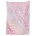 thumbnail image 3 of Ambesonne Modern Tablecloth Rectangular Table Cover, Abstract Disco Ball Pattern, 60"x90", Pale Pink Pale Pink, 3 of 4