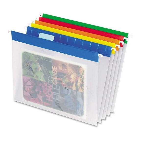 55708 Hanging File Folders, 1/5 Tab, Letter, Assorted Colors (Box of 25)