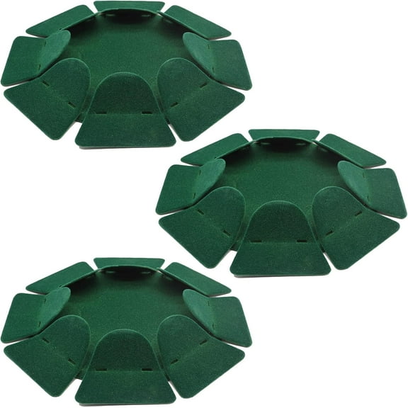 Green Golf Putting Cup, All-Direction Practice Hole, Flocked Surface for Indoor & Outdoor (3Pcs)