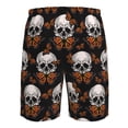 thumbnail image 6 of Kdxio Butterfly Skull Pattern Mens Casual Shorts - Drawstring Summer Beach Sports Shorts for Men, 6 of 9