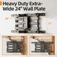thumbnail image 2 of Soporte de pared para TV IWORKBOARD Full Motion de 42 a 86 pulgadas, 110 libras, 2 of 7