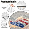thumbnail image 6 of Uorisanigo ATV Seat Cover 3D American Flag Seat Cover for ATV Water-Resistant Universal Compatible with Polaris Sportsman 400 500 850 1000 4 Wheeler/ Honda Rancher 420, 6 of 7