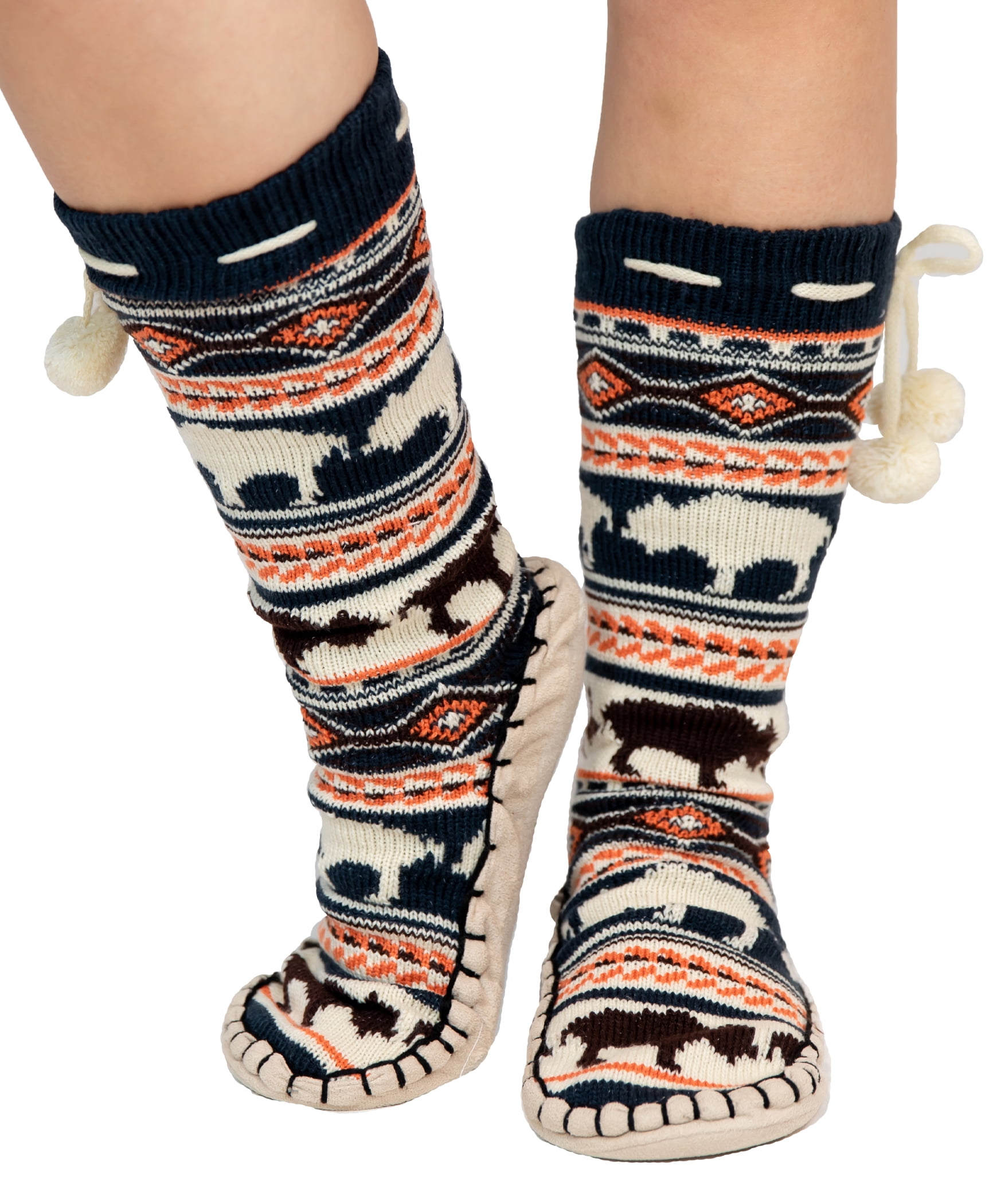 Warm Lazy One Knitted Slipper Socks for Women Cute Women's Clothing Cozy 