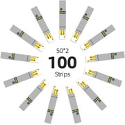 Metene 100 Count Test Strips, Use with AGM-513S Blood Glucose Monitor Only