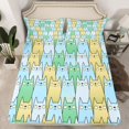 thumbnail image 2 of Castle Fairy Cute Cats Full Size Sheets for Kids Boys Girls,Cartoon Pet Bed Sheets, 2 of 7