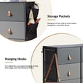 thumbnail image 4 of 38 Tall Fabric Dresser Waterproof for Bedroom with 8-Drawer for Closet Entryway Gray, 4 of 10