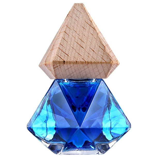Botella de Perfume Que Cuelga Fácil Ornamento Del Aceite Esencial 10ml Colgante Del Perfume para el auto , Azul Sunnimix Ambientador