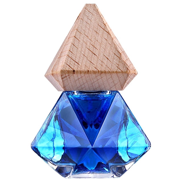Ambientador de coche con cordón, moderno colgante de aromaterapia para coche azul