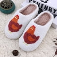 thumbnail image 2 of Fuzzy Slippers For Women Winter Warm Wooden Floor Thickened Indoor Non Slippers Warm Cozy Winter House Slippers Bedroom Indoor House Shoes, 2 of 5