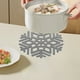 thumbnail image 1 of Snowflake Dining Table Mats Heat Insulating Mats Geometric Snowflake Mats Bowl Mats Kitchen Hollow Out Saucer, 1 of 6