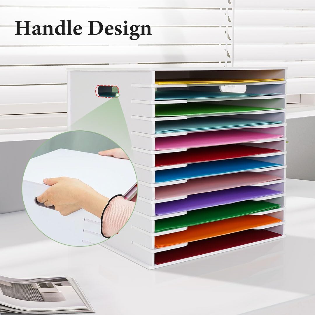 36 Scrapbook Mappen Transparent – Organizer Für Bastelpapier 30,5×30,5 Cm Mit 120 Etiketten