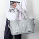 thumbnail image 4 of Bolsa de maquillaje de algodón, bolsa de almacenamiento y de baño para mujer, portátil de viaje, de algodón, 4 of 6