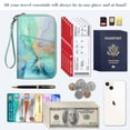 thumbnail image 4 of Funda para pasaporte, cartera Fintie Family, de nailon, con bloqueo RFID, 4 of 8