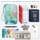 thumbnail image 4 of Funda para pasaporte, cartera Fintie Family, de nailon, con bloqueo RFID, 4 of 8