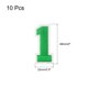 thumbnail image 2 of 10uds Hierro en Parches Bordado Decorativos Reparación Parches Número Parches 1 Verde 1.9" Altura para Ropa, Zapatos, Sombreros, Mochilas, 2 of 5
