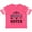 Football Pink and White, variant on Inktastic Middle Sister Announcement Girls Toddler T-Shirt
