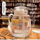 thumbnail image 2 of Vasos de plástico con pajitas - Vasos de plástico frío para adultos y niños Vasos de plástico | para adultos y niños: Vasos reutilizables para beber Vaso de agua con pajita reutilizable $ Vaso de, 2 of 3