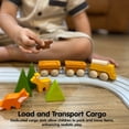 thumbnail image 6 of PlanToys® Cargo Train Wooden Montessori Vehicle Toy | Early Movement, Imagination and Practical Life Exploration | Eco Friendly Train Set with Cargo Blocks for Meaningful Play, 6 of 9