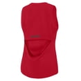 thumbnail image 5 of Women's Fanatics Red Tampa Bay Buccaneers Draped Mesh-Back Performance- Tank Top, 5 of 5