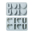 thumbnail image 1 of WHEANG Washable Silicone Cake Cake Candy Chocolate Decorating Tray DIY Craft Project, 1 of 8