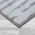 thumbnail image 5 of Washable Skid-Resistant Accent Rug Geometric Grey 24" x 48", 5 of 9