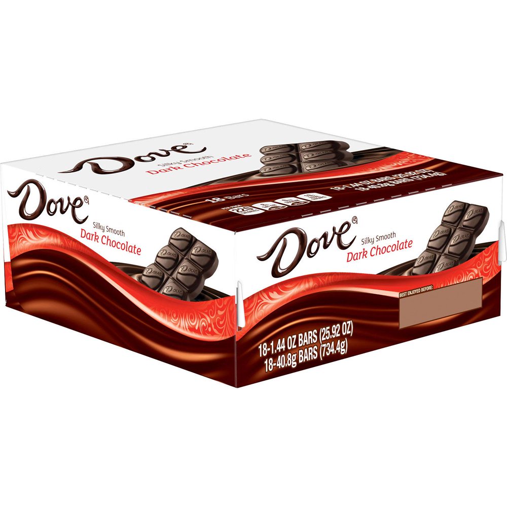 Dove Dark Chocolate Bar (18 ct.)