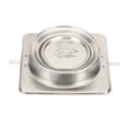 thumbnail image 1 of Uxcell 6" Backdraft Damper Airflow Ducting Insert Backflow Preventer Draft Blocker Silver, 1 of 7