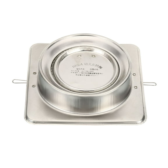 Uxcell 6" Backdraft Damper Airflow Ducting Insert Backflow Preventer Draft Blocker Silver