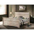 thumbnail image 3 of Queen Bed Bedroom With White Wash Finish, Dresser, Mirror, Nightstands, Chest - Rustic Chic Modern Including 2 Finish, 3 of 3
