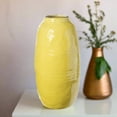 thumbnail image 4 of Sylvie Ceramic Tall Ribbed Vase, 4 of 9