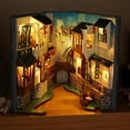 thumbnail image 1 of de casa de muñecas en miniatura de madera Jiangnan Water Village 3D DIY perfke mini casa de muñecas de bricolaje, 1 of 9