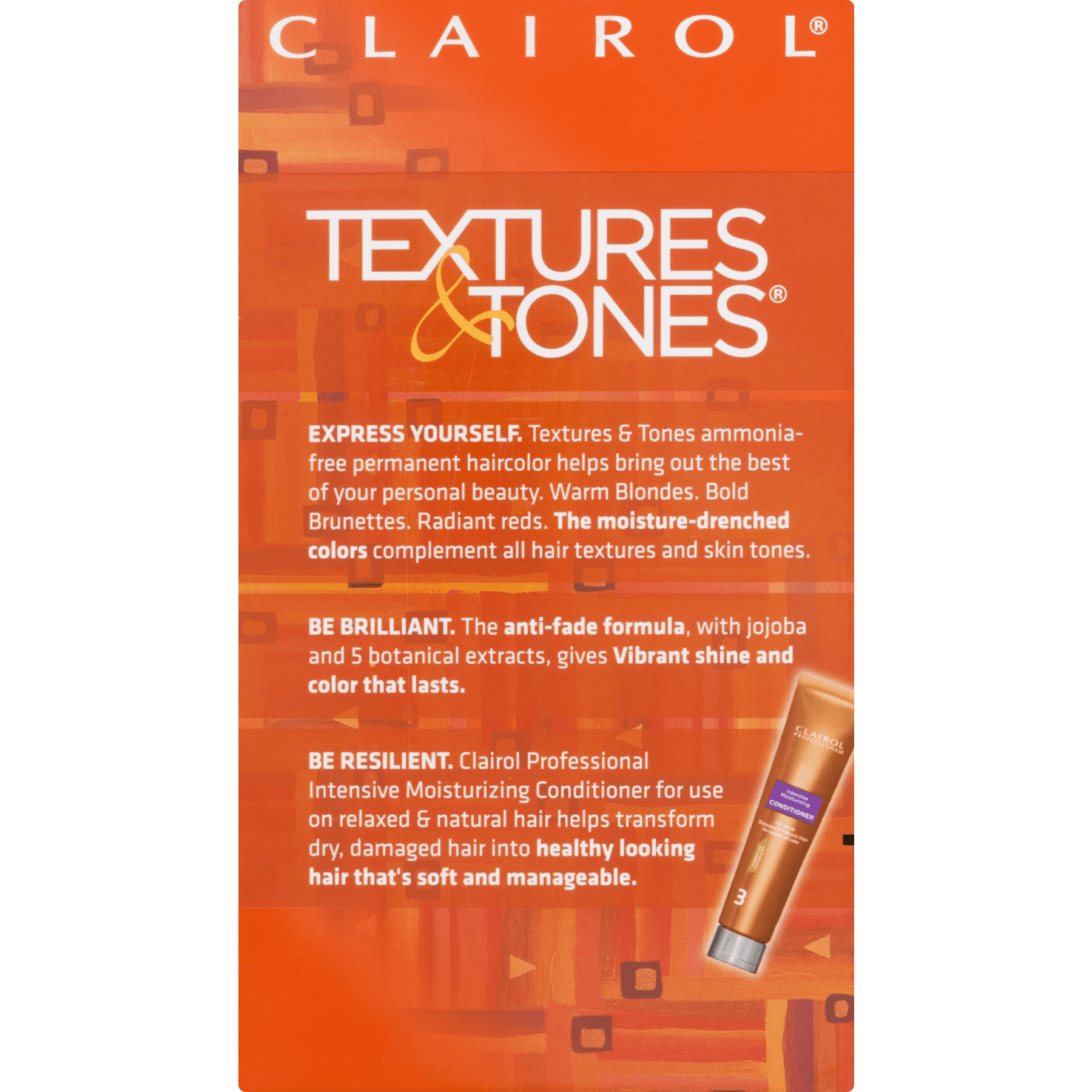 Clairol Textures & Tones 2N Dark Brown Permanent Moisture-Rich Haircolor, 1 application