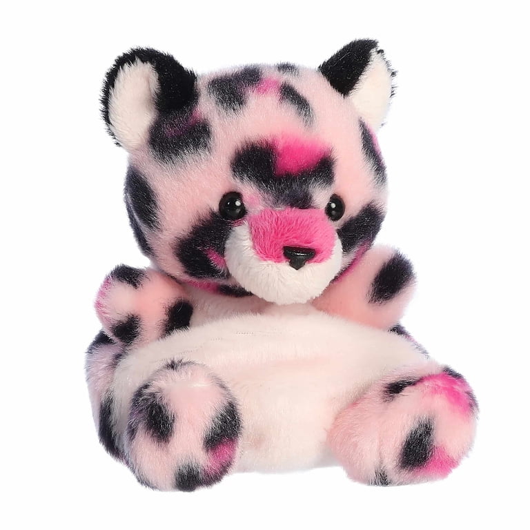 Aurora, Mini Stuffed Animal, 5'' Regina Pink Leopard, Plush Toy