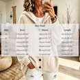 thumbnail image 2 of Rrxhxhs Cardigan for Women Solid Color Cable Knit Button Front Long Sleeve Loose Casual Hooded Sweater Cover Up, 2 of 5