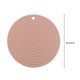 thumbnail image 3 of Injueey Tapete aislante para cocina resistente al calor, soporte para ollas, alfombrilla ondulada antideslizante, posavasos lavable para Mostrada Rosado, 3 of 6