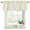 LightYellow, variant on Sage Green White Stripe Curtain Valances for Windows, Kitchen Valance Window Treatments Panel 2 Pack, Modern Rustic Vertical Striped Rod Pocket Short Curtains for Bathroom Bedroom 54 x 18 Inch