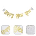 thumbnail image 1 of HINTRMENT 1 Set New Year S Day Banner Golden Paper Rectangular For Festive Atmosphere, 1 of 6
