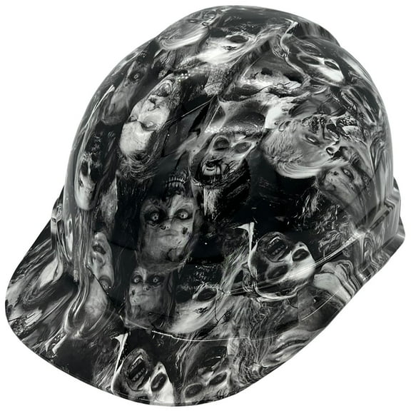 Real Zombie Hydro Dipped Hard Hats Cap Style