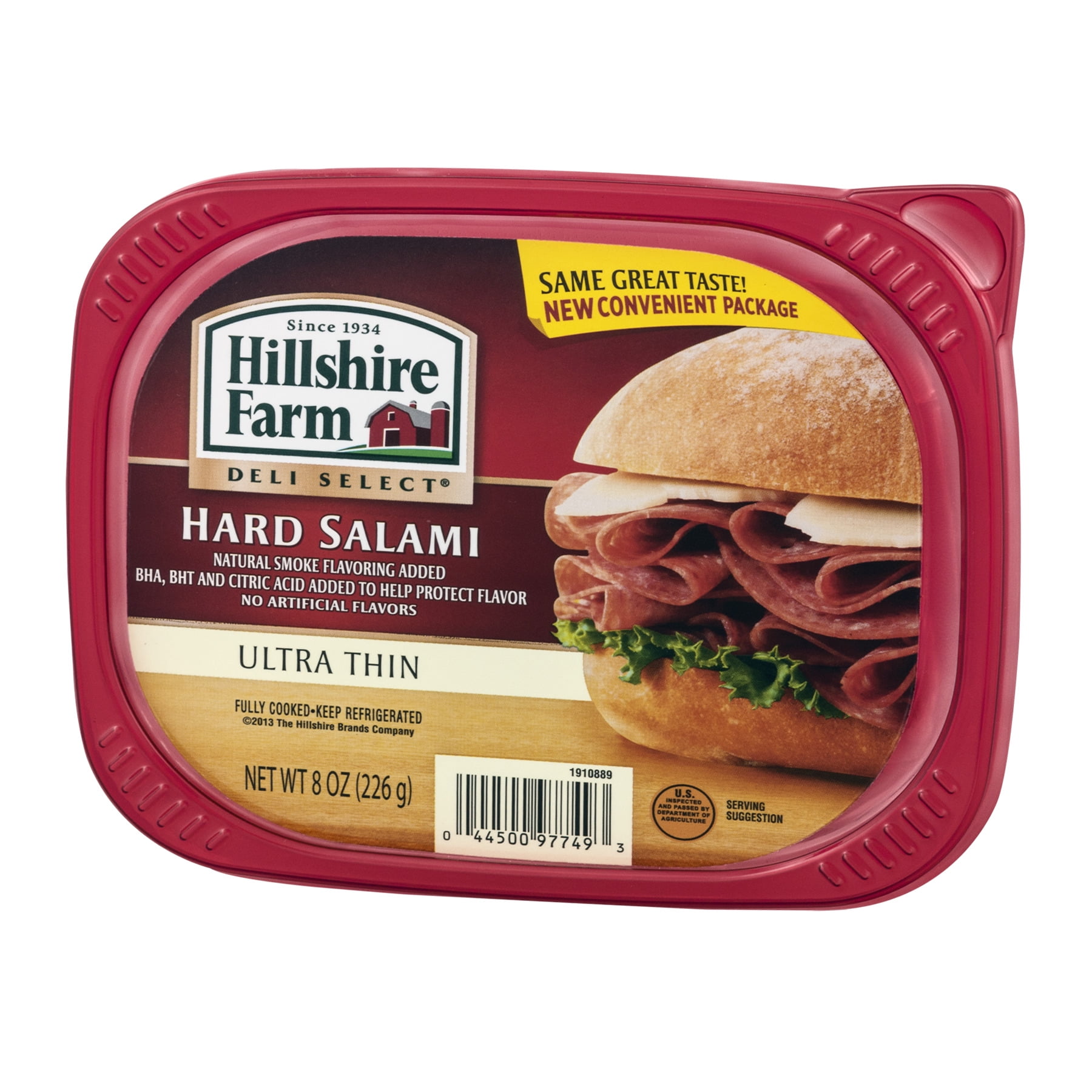 Hillshire Farm Deli Select Hard Salami, 8 Oz.