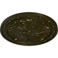 thumbnail image 3 of Ekena Millwork 20 1/2"OD x 1 1/2"P Foster Acanthus Leaf Ceiling Medallion (Fits Canopies up to 2 1/4"), Hand-Painted Green Gold, 3 of 6