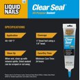 thumbnail image 4 of Sellador líquido para uñas Clear Seal, multiusos, 163 ml, 4 of 7