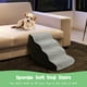 thumbnail image 3 of Escaleras para perros a la cama, escalera de esponja de 4 escalones para sofá de escalada, funda de tela de gamuza lavable para 15,7 x 28 x 18 pulgadas, rampa de escalera antideslizante para mascotas, 3 of 6